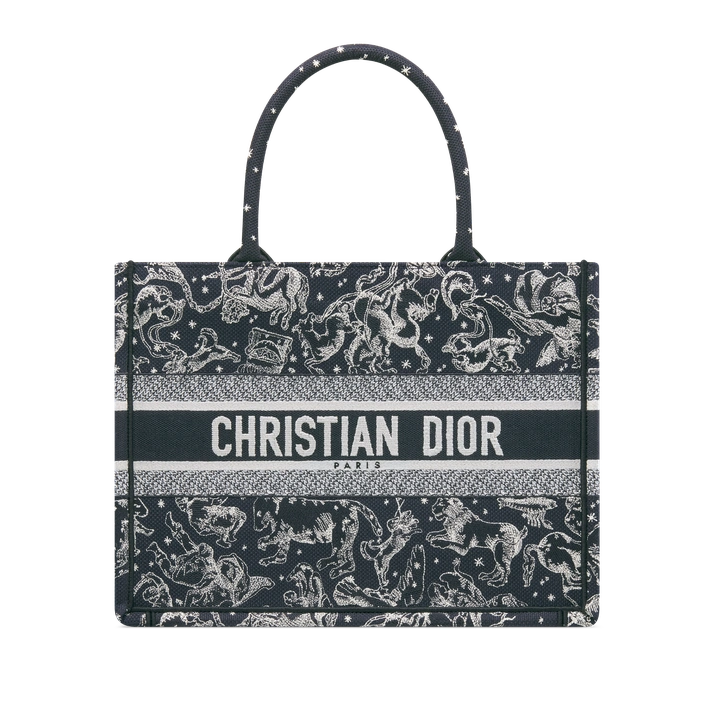 ador Medium Book Tote( black & white)